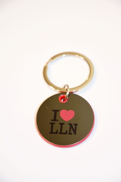 Key ring "I love LLN"