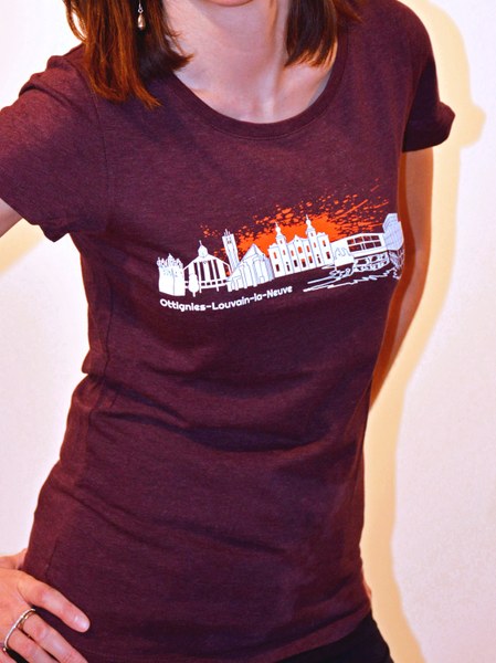 T-shirt "Skyline" femme