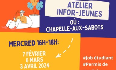 Permanence Infor Jeunes à la Chapelle-aux-Sabots