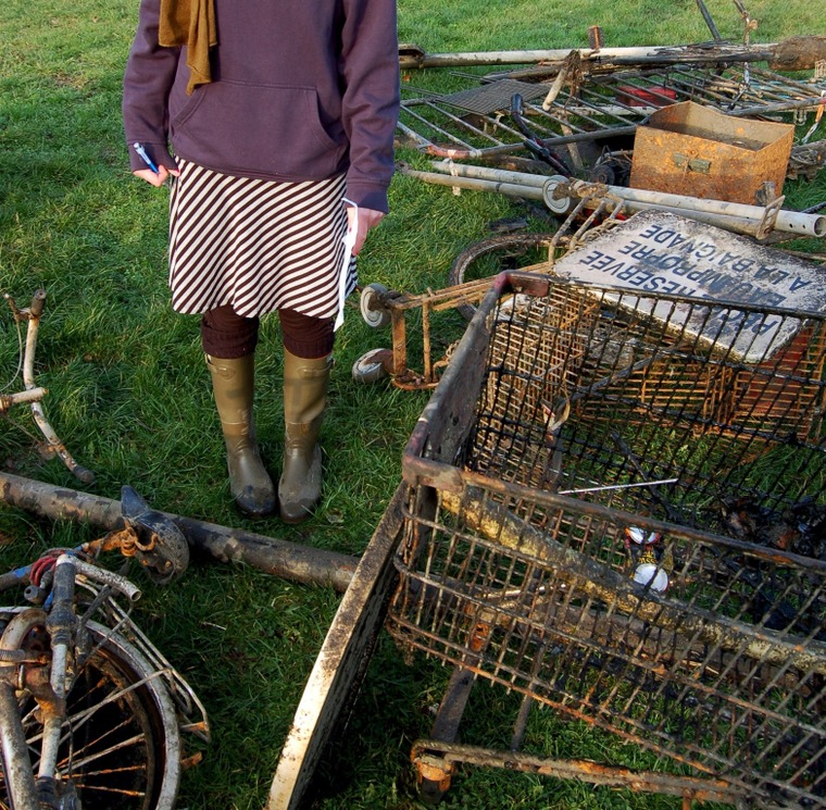 Résultat de la vidange du lac en 2009. Crédit photo : M.Charlier