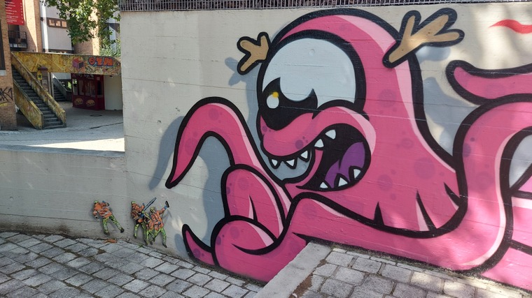 street art in Louvain-la-Neuve